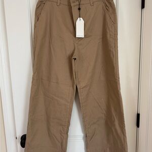 Universal Standard Women's Tan Flare Jeans